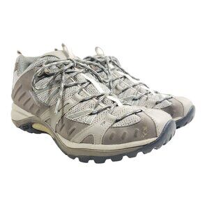 Merrell Womens Size 9 Olive Performance Hiking Shoes Mesh & Leather Upper